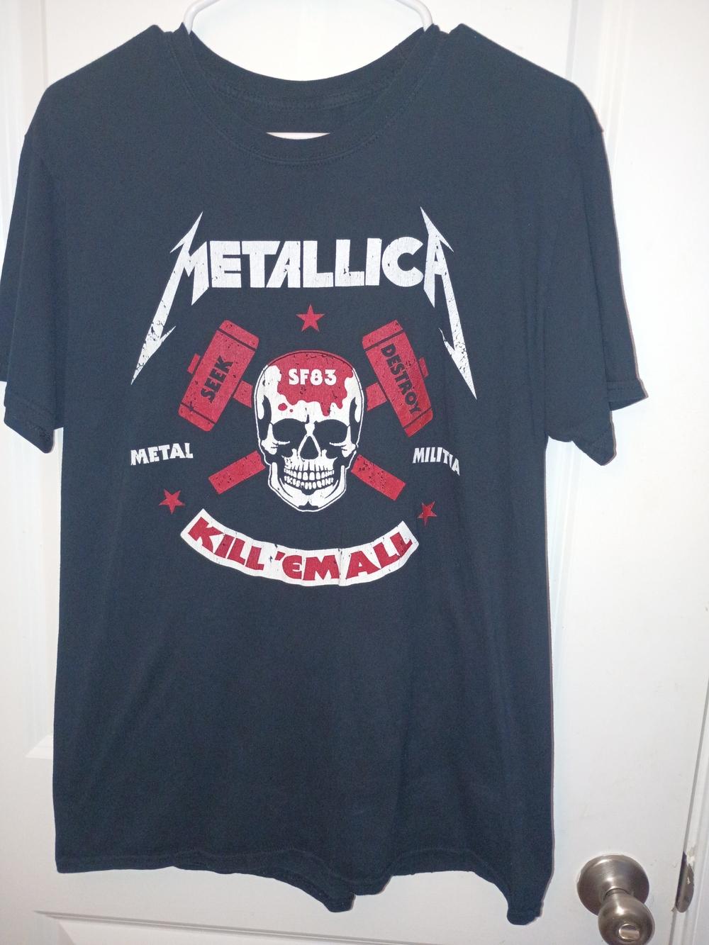 Metallica All Graphic Tee - Black & Red